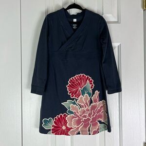 Tea Collection Girls Navy Dress Size 4